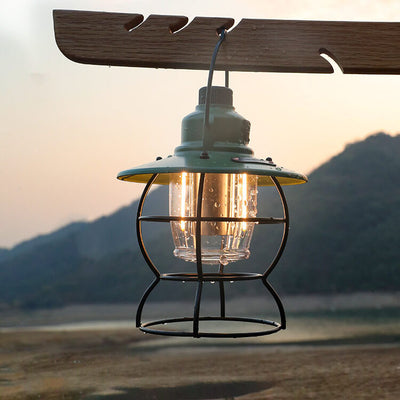 Outdoor Vintage Camping Light Horse Light Wiederaufladbare tragbare Campingleuchte