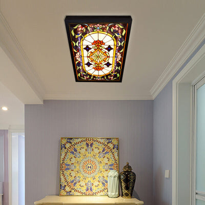 Creative Luxury Stained Glass Tiffany LED Wall Sconce Lamp