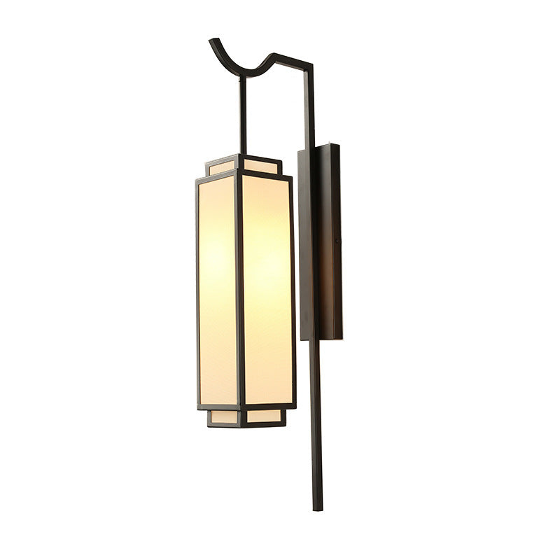 Modern Light Luxury Vintage Iron Cloth 1-Light Wall Sconce Lamp