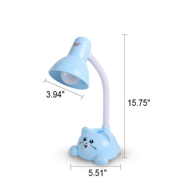 Modern Cartoon Cat Student Eye Care LED Table Lamp