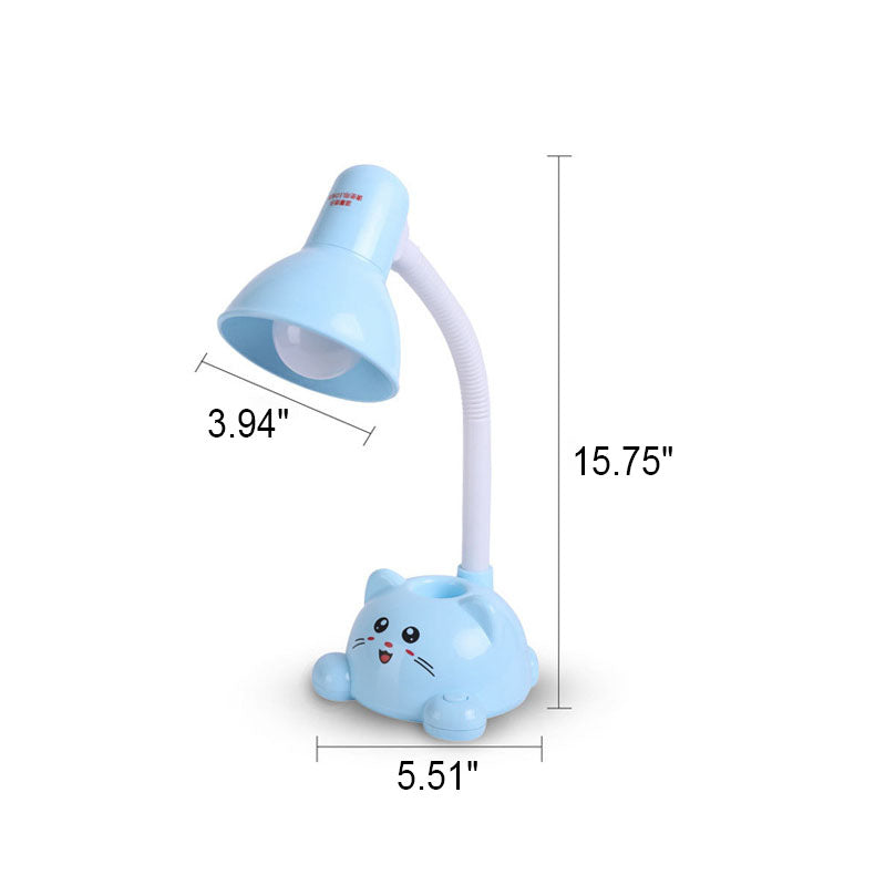 Modern Cartoon Cat Student Eye Care LED Table Lamp