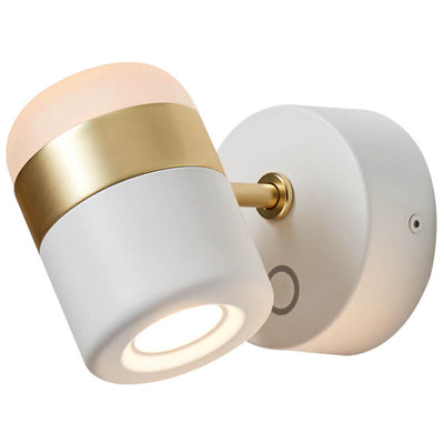 Nordic Minimalist Cylindrical Spotlight Adjustable Mini LED Wall Sconce Lamp