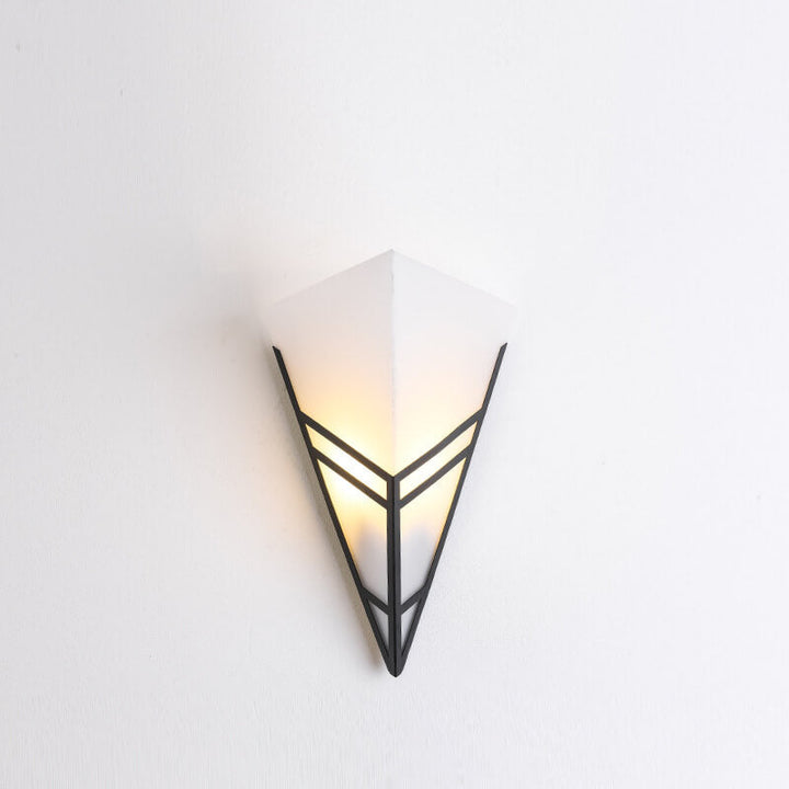 Applique Murale 1 Lumière Géométrie Triangles en Fer Créatif Nordique 