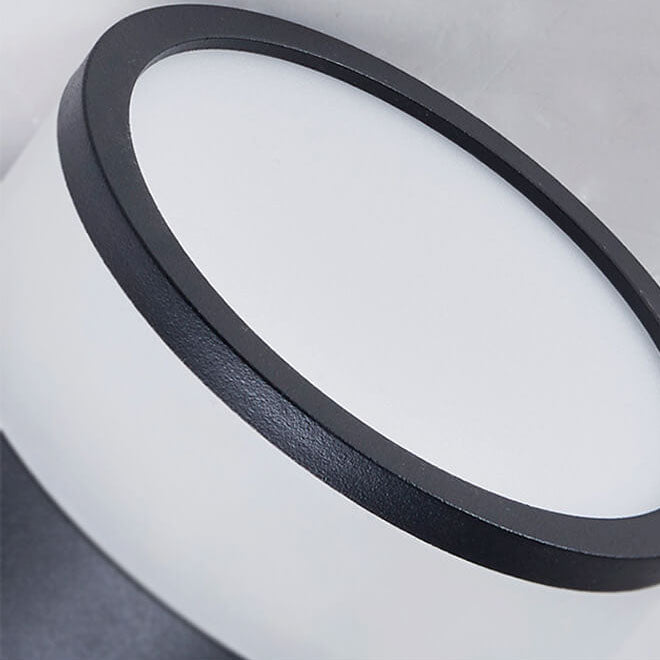 Modern Solid Color Cylinder Aluminum LED Flush Mount Light