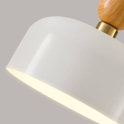 Nordic Minimalist Aluminum Dome 1-Light Pendant Light