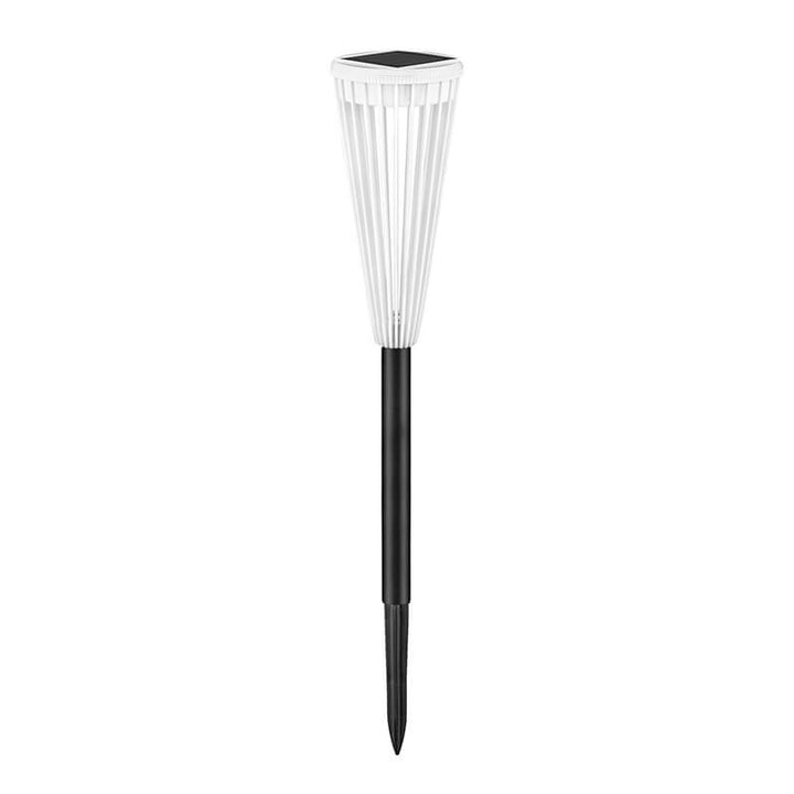 Modern Minimalist Solar Outdoor ABS PC Hollow Umbrella Design LED Waterproof Garden Lawn Ground Insert Landscape Light