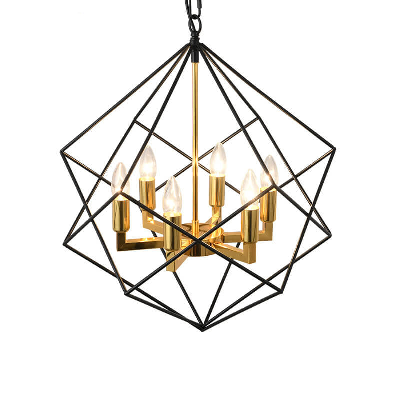 Modern Creative Diamond Iron 4/6-Light Island Light Chandelier
