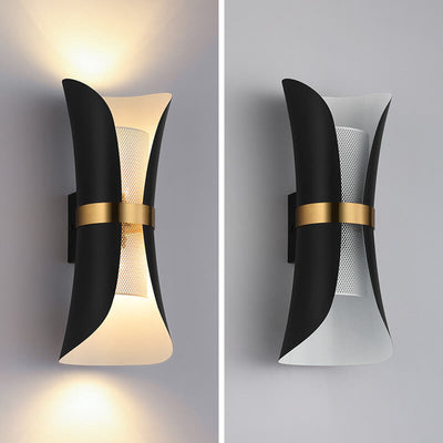 Nordic Luxury Column Hardware 2-Light Wall Sconce Lamp