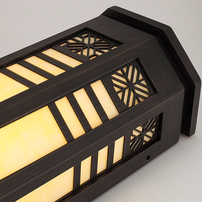 Applique murale LED étanche moderne classique cylindrique en acier inoxydable imitation marbre pour l&