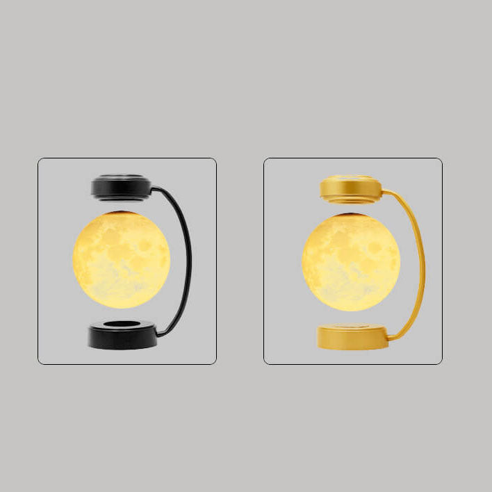 Lampe de table décorative LED Lévitation Magnétique Créative Lune 