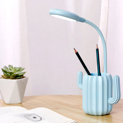 Creative Foldable Cactus Design LED Eye Protection Desk Lamp