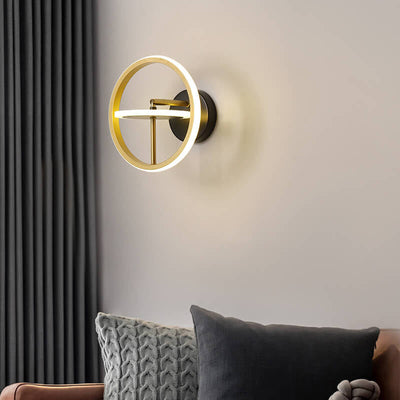 Nordische einfache Ring-Stereo-Kombinations-Design-LED-Wandleuchte 