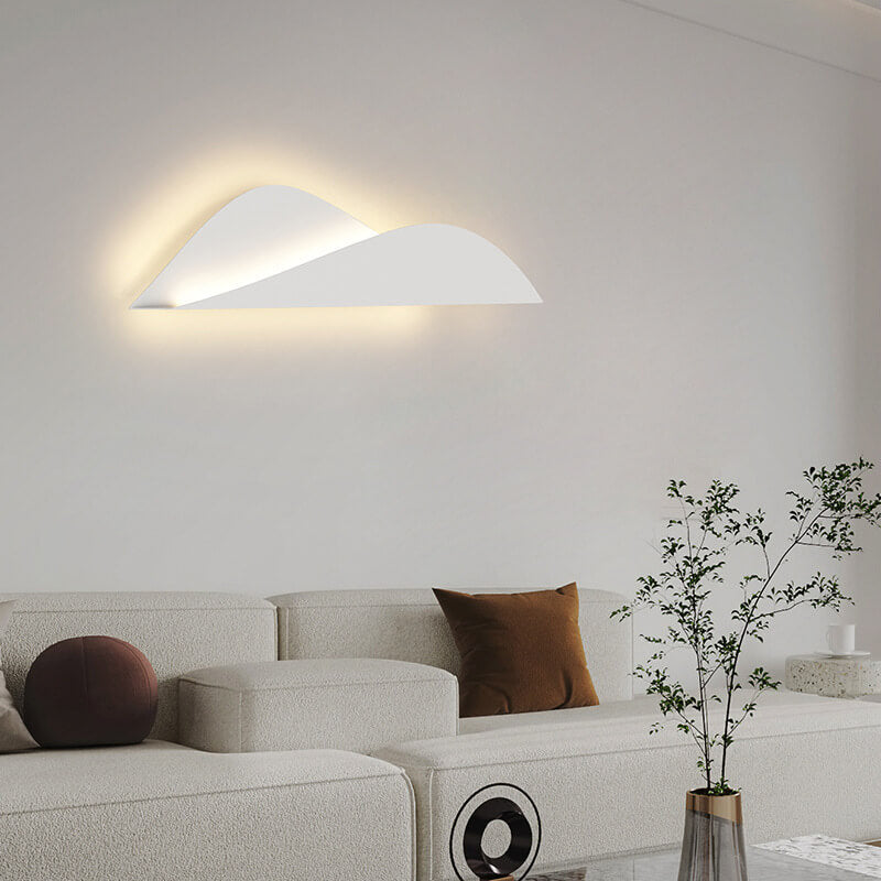 Moderne minimalistische Dimensionen Gipfel Design LED Wandleuchte 
