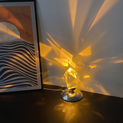 Diamond Crystal Luxury Ambient LED Nachtlicht Tischlampe 