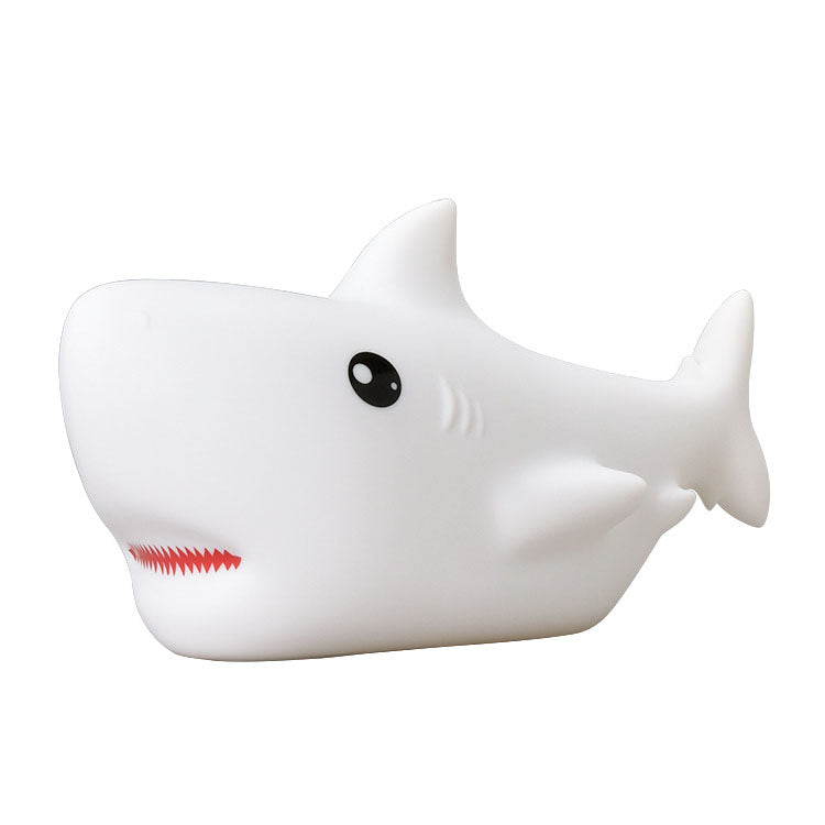 Creative Ocean Shark Silikon USB LED Nachtlicht Tischlampe 