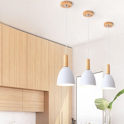 Nordic Minimalist Macaron Solid Color 1/3-Light Chandelier