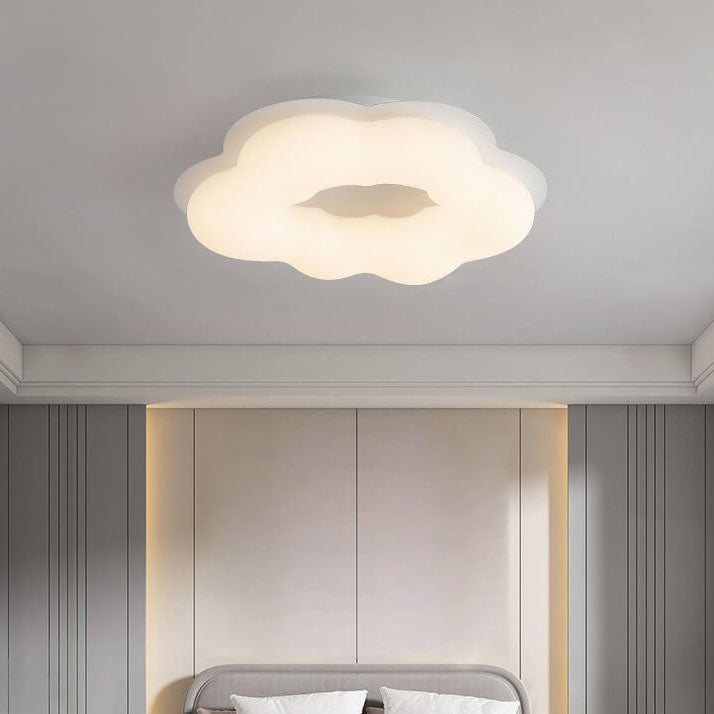 Modern Minimalist Colorful Clouds PE LED Flush Mount Ceiling Light