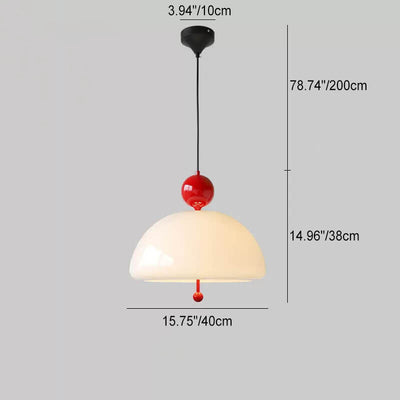 Modern Simplicity Floral Glass Shade Globe Ball Decor 3-Light Pendant Light For Living Room