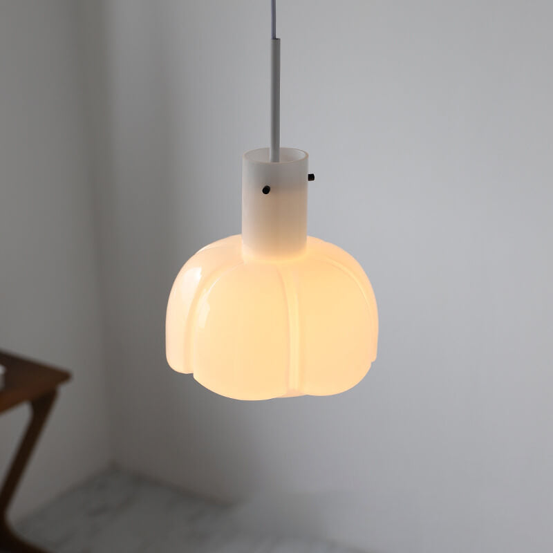 Vintage Glass Bud Design 1-Light Pendant Light