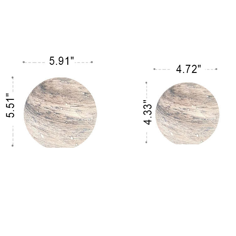 Lampe de table LED moderne et créative Planet Orb 