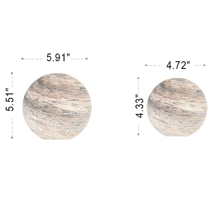 Lampe de table LED moderne et créative Planet Orb 