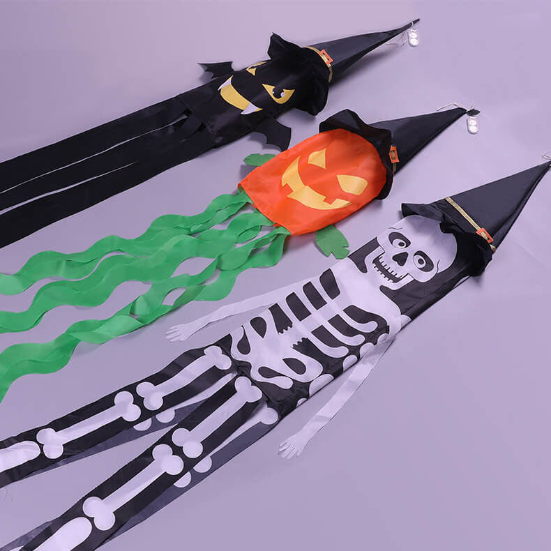 Guirlande lumineuse décorative pour Halloween, fantôme, chauve-souris, citrouille, squelette, fête, Patio 
