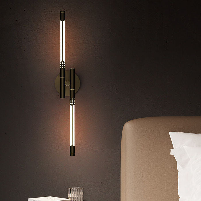 Modern Light Luxury Cylindrical All-copper LED Wall Sconce Lamp