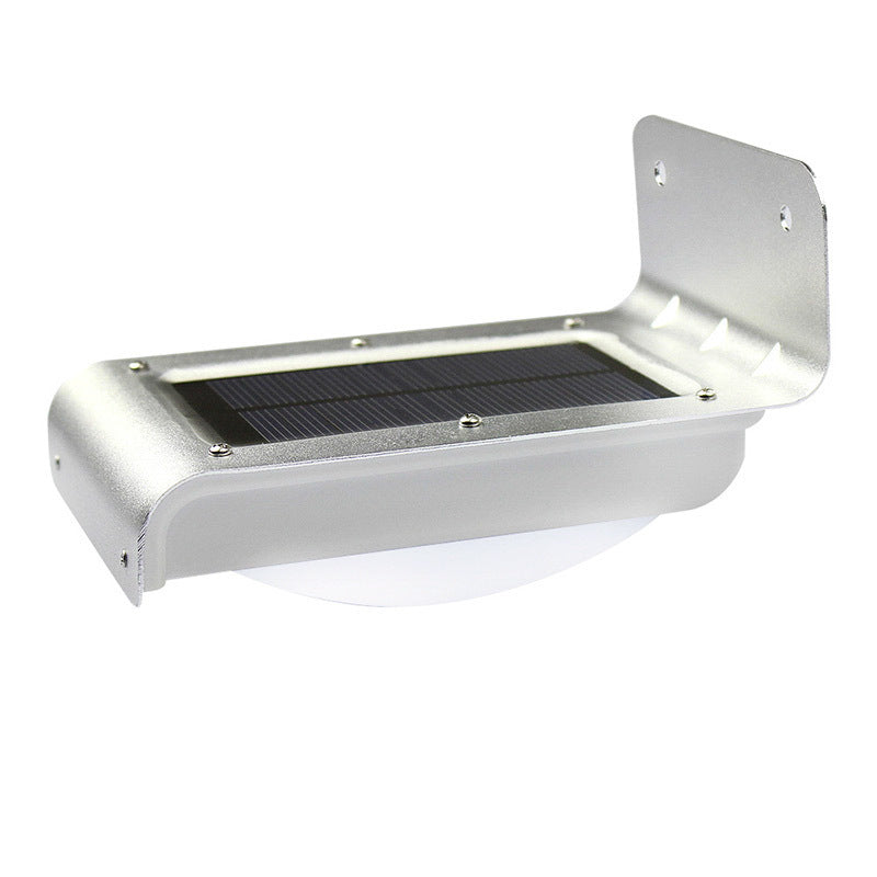 Solar Waterproof Aluminum Plate LED Outdoor Wall Sconce Lamp