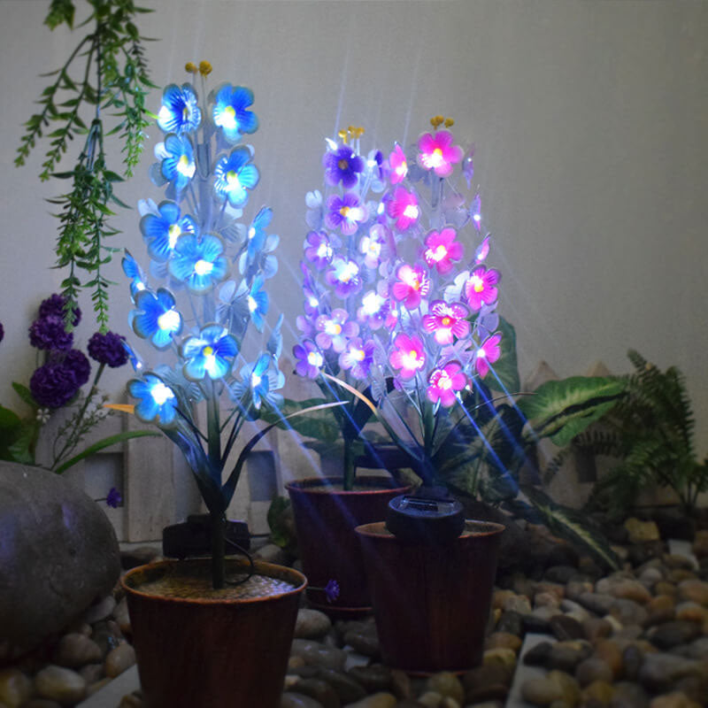 محاكاة شمسية نبات مزروع في أصيص ضوء LED للحديقة والمناظر الطبيعية 