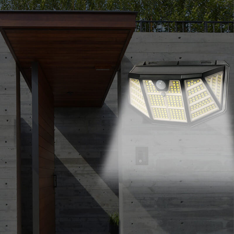 Solar Induction Multi-mode Trapezoid Outdoor Waterproof Wall Sconce Lamp