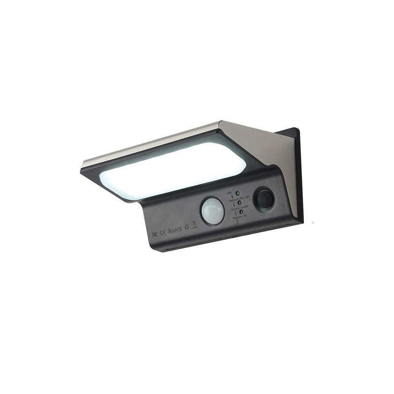 Lampe murale LED à détecteur de mouvement intelligent solaire extérieur étanche 