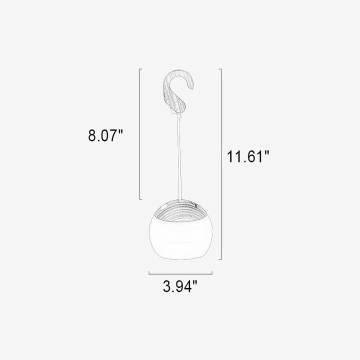 Modernes, minimalistisches, aufhängbares USB-aufladbares Outdoor-LED-Campingzeltlicht 