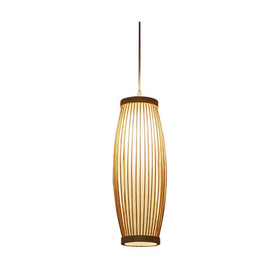 Creative Bamboo Weaving Laterne 1-Licht-Pendelleuchte 