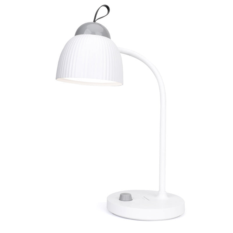 Lampe de table LED rechargeable par USB de protection oculaire de tuyau de couleur unie moderne 