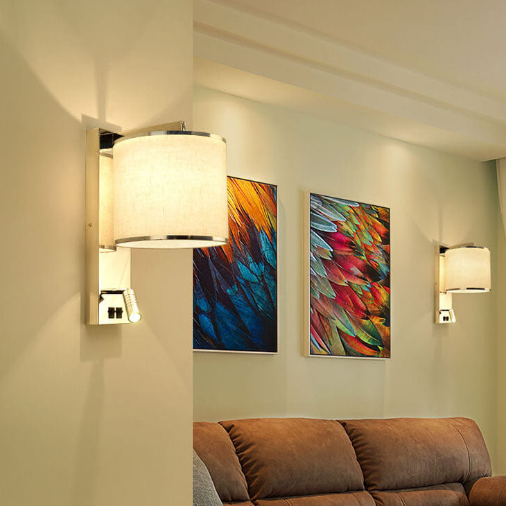 Modern Light Luxury Stainless Steel 1-Light Wall Sconce Lamp