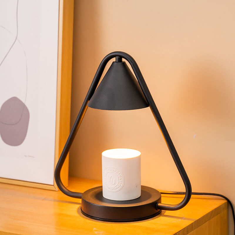 Lampe de Table Nordic Creative Geometric Iron 1 Lumière Cire Fondue 
