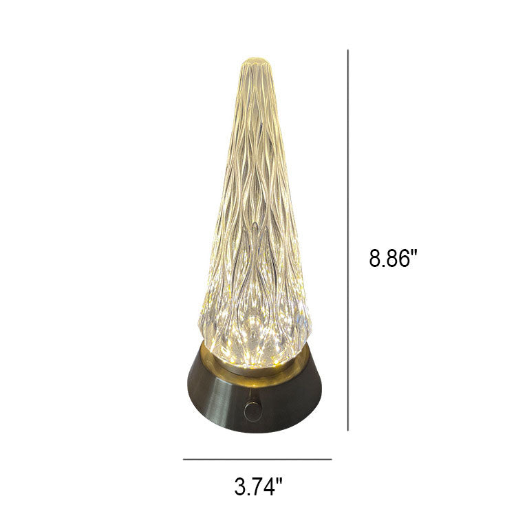 Creative Simplicity Christmas Acrylbaum LED-Nachtlicht-Tischlampe 