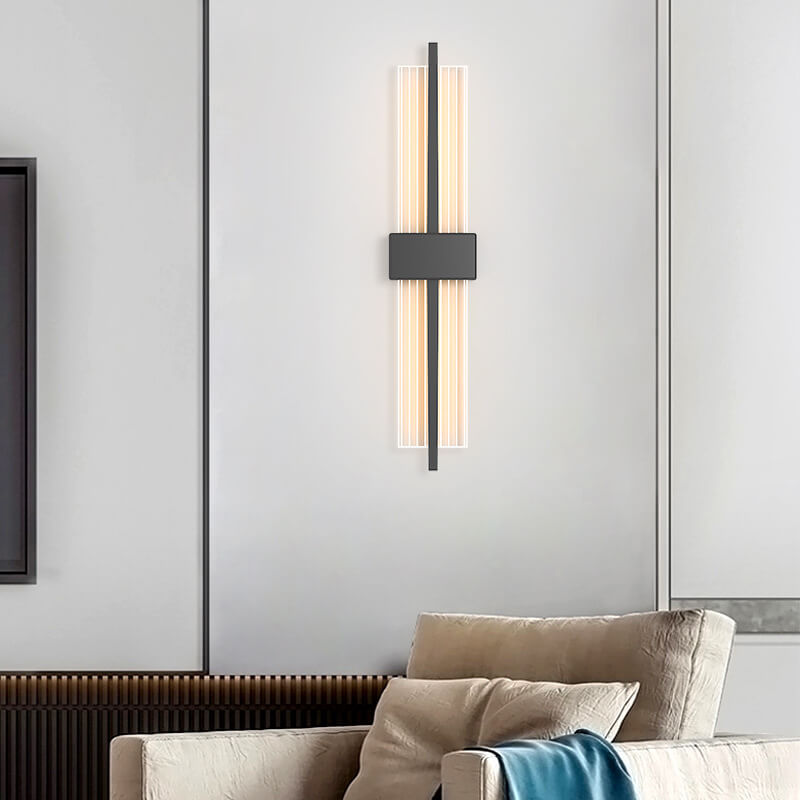 مصباح حائط LED مستطيل أكريليك فاخر وخفيف فاخر 