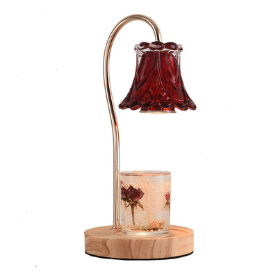Lampe de table à une lumière Nordic Classical Bellflower en cire fondue 