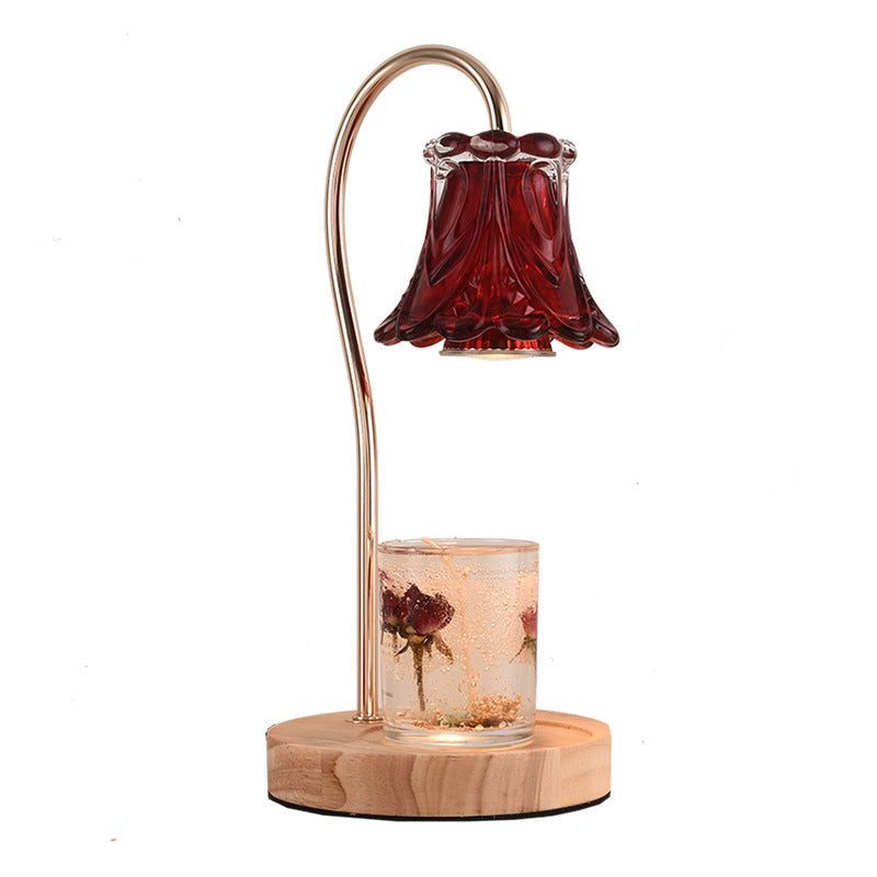 Lampe de table à une lumière Nordic Classical Bellflower en cire fondue 