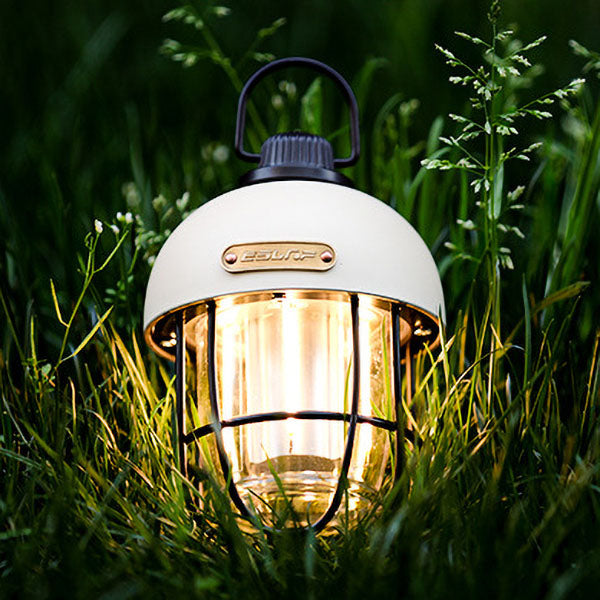 Lumière extérieure LED de camping portative en forme de champignon en fer moderne 