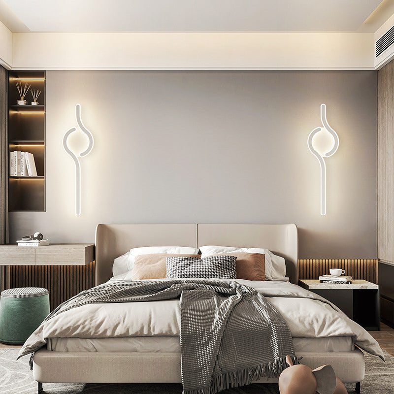 مصباح حائط LED بتصميم تاي تشي إبداعي من الأكريليك الحديث 