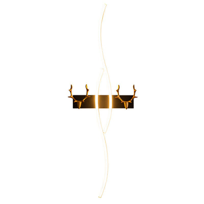 Applique Murale LED Nordic Light Luxury Strip Curve Antler 