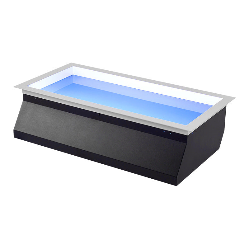 Plafonnier LED encastré bleu ciel moderne minimaliste intelligent en métal pour salon 