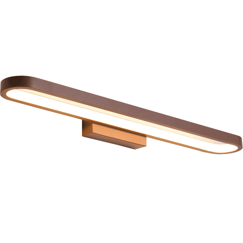 Modern Minimalist Circular Aluminum Vanity Light LED Mirror Front Wall Sconce Lamp For Bathroom