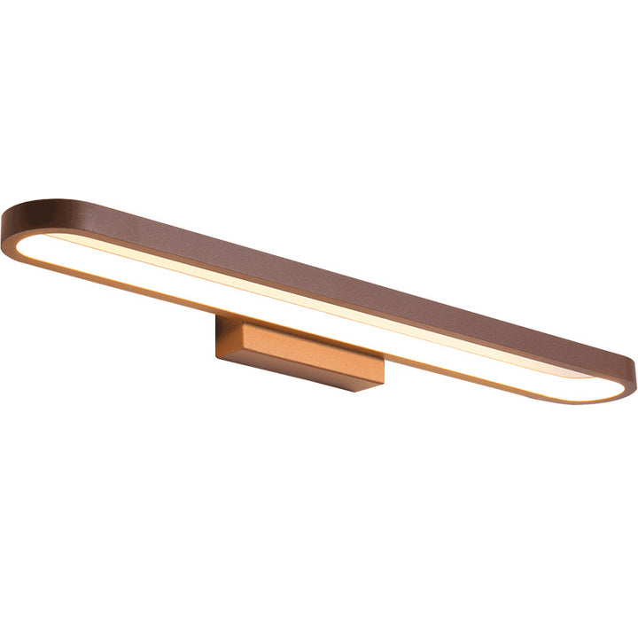 Modern Minimalist Circular Aluminum Vanity Light LED Mirror Front Wall Sconce Lamp For Bathroom