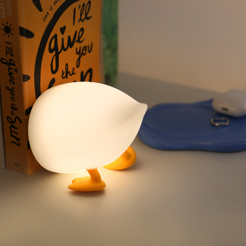 Creative Duck Silikon Pat Pat USB LED Nachtlicht Tischlampe 
