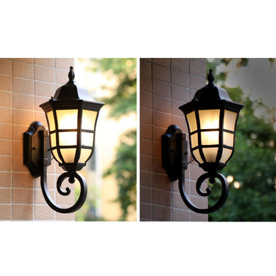 European Retro Outdoor Waterproof Anti-rust 1-Light Wall Sconce Lamp