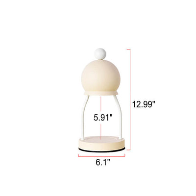 Modern Creative Iron Macaron Dome 1-Light Melting Wax Table Lamp