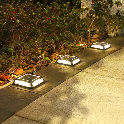 Modern Square Waterproof Solar LED Outdoor Garden Balcony Street Light